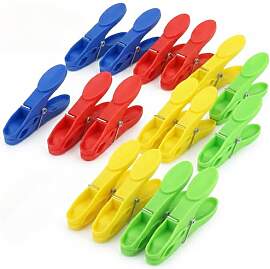 MIJOMA 32er Set Wäscheklammern Kunststoff –