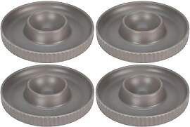 MIJOMA Eierbecher 4er Set 9,8 x 1,8 cm – grau