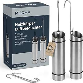 MIJOMA Heizkörper Luftbefeuchter 2er Set 325 ml