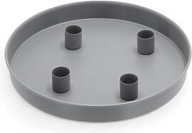 MIJOMA - Rundes Metall-Tablett Ø25cm, Ideal für