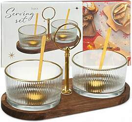 MIJOMA Servierset 5-teilig – 2 gerippte