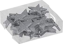 MIJOMA Streudeko 3D-Glitzersterne Glitzer-Sterne