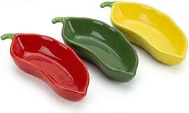 MIJOMA Tapas Schalen Set 3er Keramik Paprika