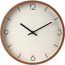 MIJOMA Wanduhr 30 cm rund aus Kunststoff in