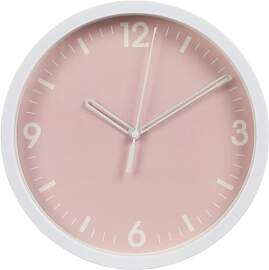MIJOMA Wanduhr rund 22,5 cm leises Quarzwerk
