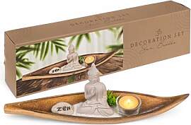 MIJOMA Zen-Dekorationsset: Naturfarbene