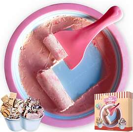 MikaMax - Eis Teppanyaki Platte - Eiscreme Rollen