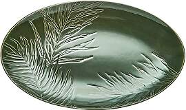 MIKASA Jardin Ovale Servierplatte, grünes
