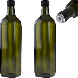 mikken 2x Ölflasche 750 ml mit Ausgiesser