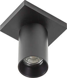 Mila 1 Deckenstrahler Schwarz/Schwarz