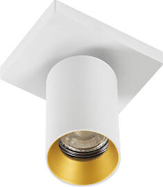 Mila 1 Deckenstrahler Weiß/Gold