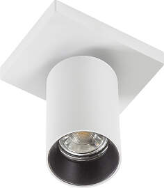 Mila 1 Deckenstrahler Weiß/Schwarz