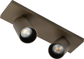 Mila 2 Deckenstrahler Bronze