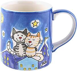 Mila Keramik-Becher, NachtKatzen | MI-80425 |