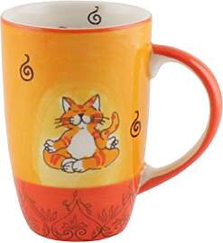 Mila Keramik-Designbecher, Oommh Katze | MI-95038