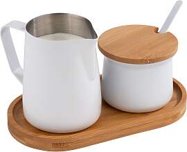 Milch- und Zuckerset APS, braun (weiß, braun), 5