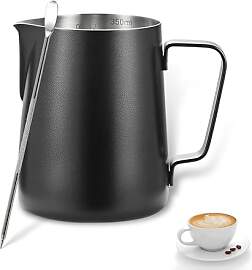 Milchkännchen Edelstahl,Tianher 350 ml