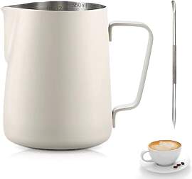 Milchkännchen Edelstahl,Tianher 350 ml