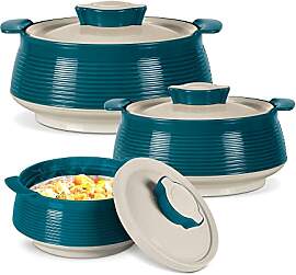 MILTON 3-teiliges Kasserollen-Set (850 ml, 1,35 l, 