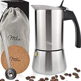 Milu Espressokocher Induktion geeignet | 2, 4, 6,