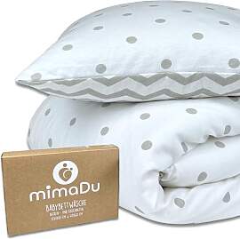 mimaDu - Baby Bettwäsche Set aus Baumwolle