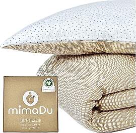 mimaDu - Baby Bettwäsche Set aus Bio-Baumwolle