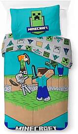 Minecraft Bettwäsche Einzelbett - Bettbezug