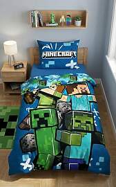 Minecraft Bettwäsche-Set Steve Alex Creeper