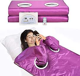 MINENICE 2 Zone Infrared Sauna Blanket, Infrarot