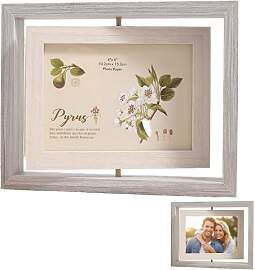 MINGBOLIN Drehbarer Bilderrahmen,360° Photo Frame 