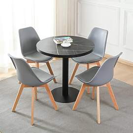 Mingone Esstisch Rund Küchentisch Esszimmertisch