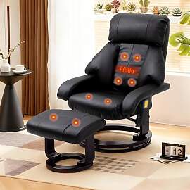 Mingone Massagesessel mit Hocker Fernsehsessel mit 