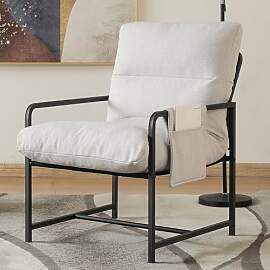 Mingone Sessel Loungesessel Stuhl mit Armlehnen