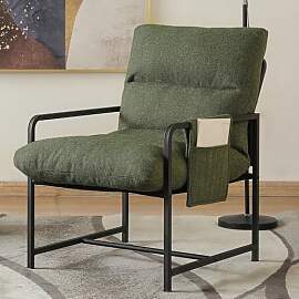 Mingone Sessel Loungesessel Stuhl mit Armlehnen