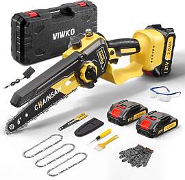 Mini Akku Kettensäge 6 Zoll, 1000W Brushless Mini 