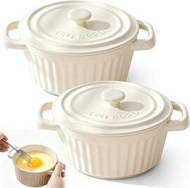 Mini Cocotte mit Deckel, Auflaufform Klein aus