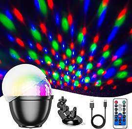 Mini Discokugel, 360° Led Discolicht Partylicht