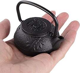 Mini Gusseisen Teekanne, 50ml Mini Eisen