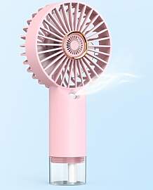 Mini Handventilator mit Feuchtigkeitsfunktion,