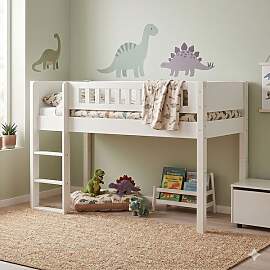 Mini-Hochbett Kids Town Design Buche teilmassiv