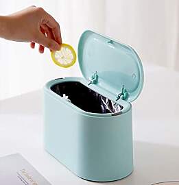 Mini-Mülleimer mit Deckel – herausnehmbarer