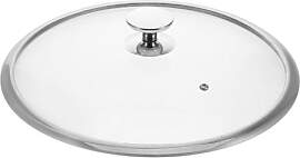 minkissy Edelstahl Wok Pfannendeckel 34cm aus