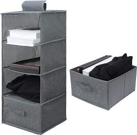 Minnhua Hängeregal Schrank Organizer mit 4