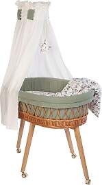 Mionido Stubenwagen Lounge mit Bettwäsche