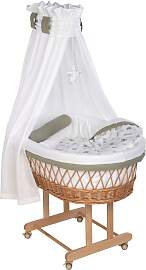 Mionido Stubenwagen Maxi mit Bettwäsche