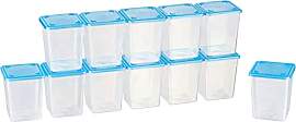 MiraHome Gefrierdosen Set 12x0,25L Durchsichtig