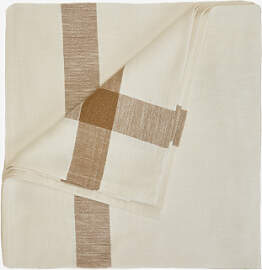 Mirela Baumwolltischdecke 170x250 Cm Moka Braun -