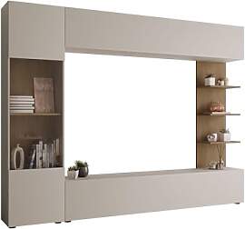 Mirjan24 Wohnwand Lazando, Anbauwand, Mediawand,