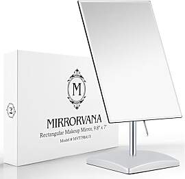 MIRRORVANA Großer Tischspiegel für Schminktisch, 