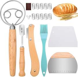 Mispudin 6 Stk Bäckermesser Set - inkl. Brot